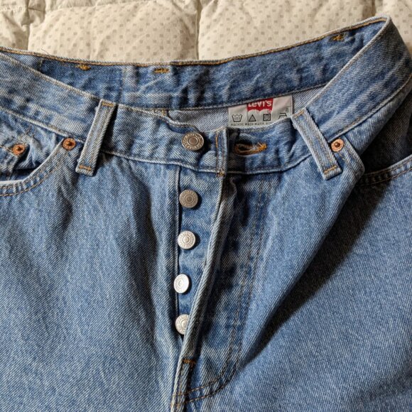 Levi's Denim - Button-fly Levi's 501 jeans